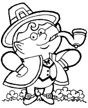 leprechaun coloring page