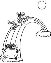 leprechaun coloring pages