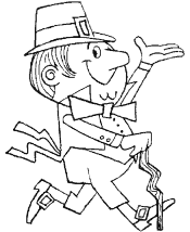 leprechaun coloring page