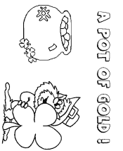 shamrock coloring pages