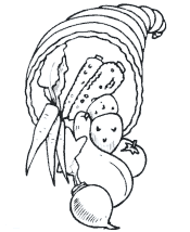 cornucopia coloring pages