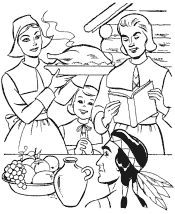 thanksgiving coloring page