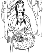 thanksgiving coloring page