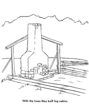 first thanksgiving coloring page