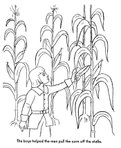 pilgrims coloring pages