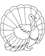 turkey coloring page