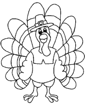 turkey coloring page