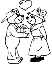 teddy bear coloring page