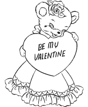 teddy bear coloring page