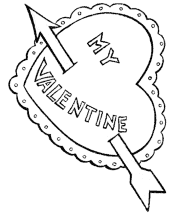cupid coloring page