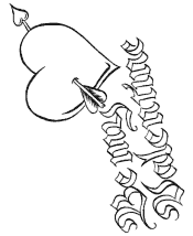 cupid coloring page