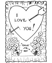 cupid coloring pages