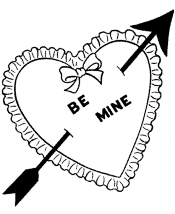 cupid coloring page