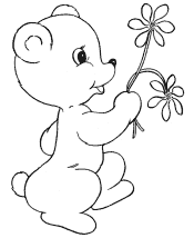 valentine flowers coloring pages