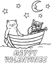 Happy Valentine&acute;s Day coloring page