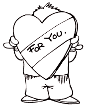 Happy Valentine&acute;s Day coloring page