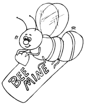 Happy Valentine&acute;s Day coloring page