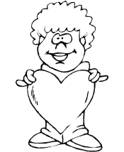 valentine heart coloring page