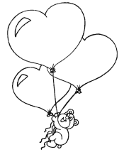 valentine heart coloring pages
