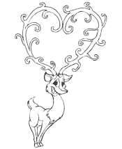 valentine heart coloring page