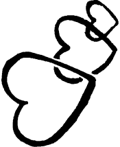 preschool Valentine&acute;s Day coloring page