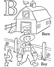 alphabet coloring pages