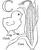 alphabets coloring pages