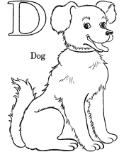 alphabet coloring page