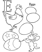 alphabets coloring page