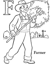 alphabets coloring page