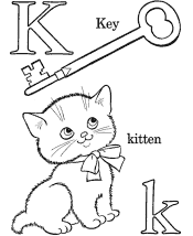 alphabet coloring pages