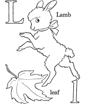 alphabets coloring pages