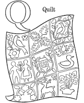 alphabets coloring page