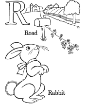 alphabets coloring pages