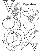 alphabet coloring page