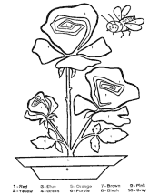 flowers coloring page