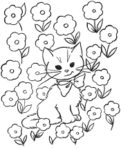 flowers coloring pages