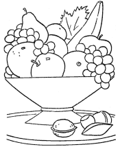 coloring pages of foods