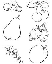 coloring pages of foods