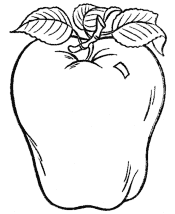 coloring pages of foods