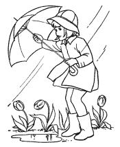 spring coloring page