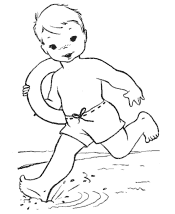 summer coloring page