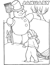 winter coloring pages