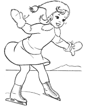 winter coloring page