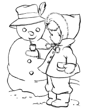 winter coloring page