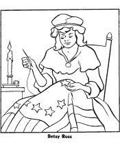 american flag coloring pages