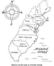 american history coloring page