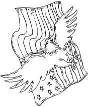 eagle coloring page