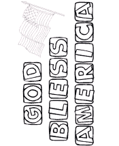 July 4ths coloring page