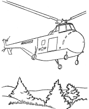 military coloring page